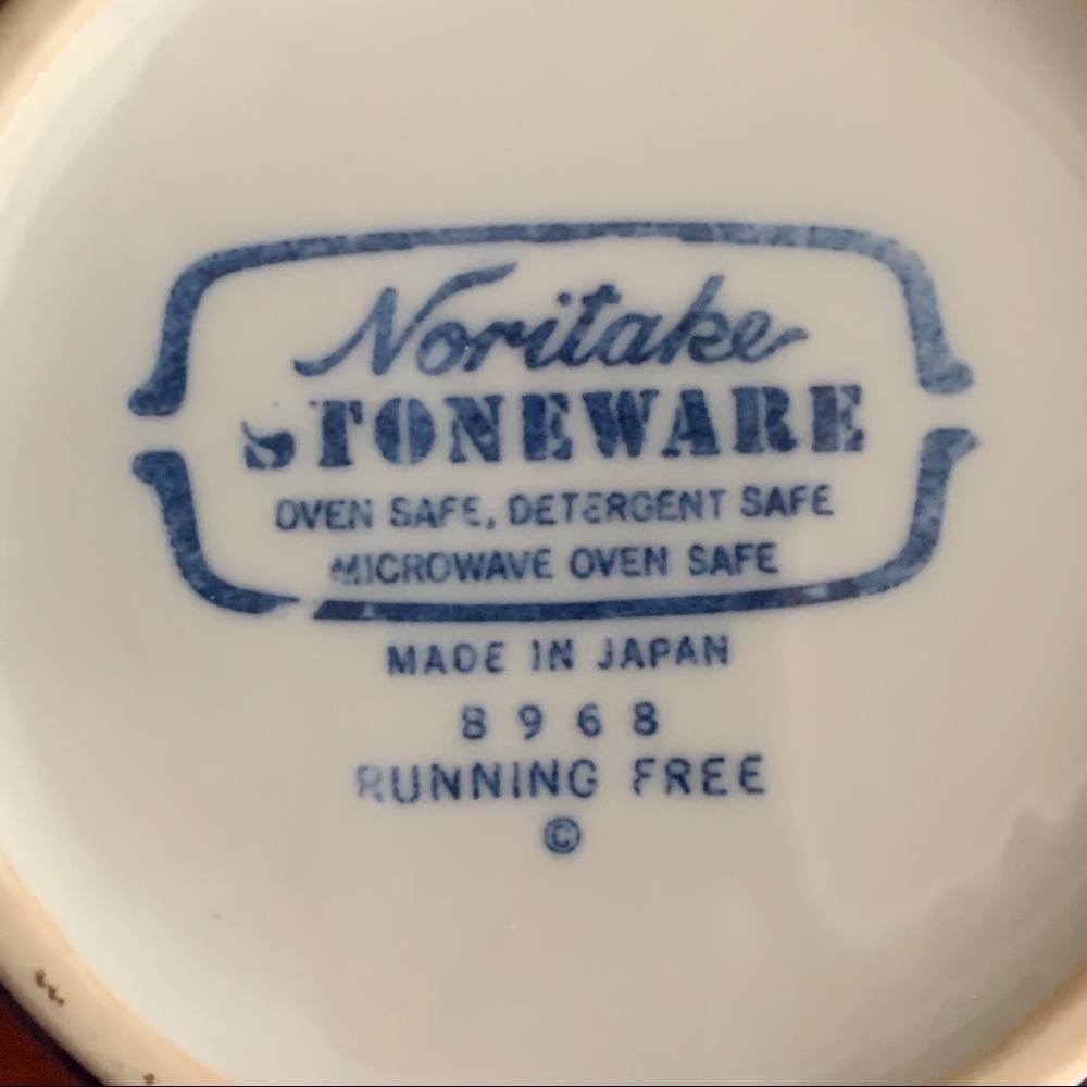Set Of 4 Noritake Running Free Cup & Saucer - Picture 8 of 12
